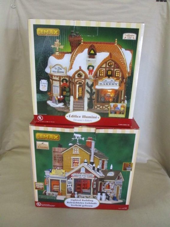 (2) Lemax Village Collection in box