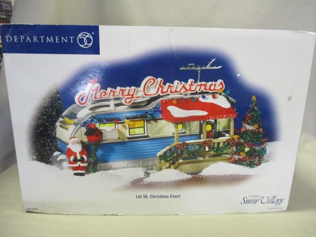 Dept 56 Lot 56 Christmas Court in box