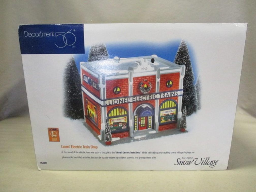 Deot 56 Lionel Electric Train Shop in box