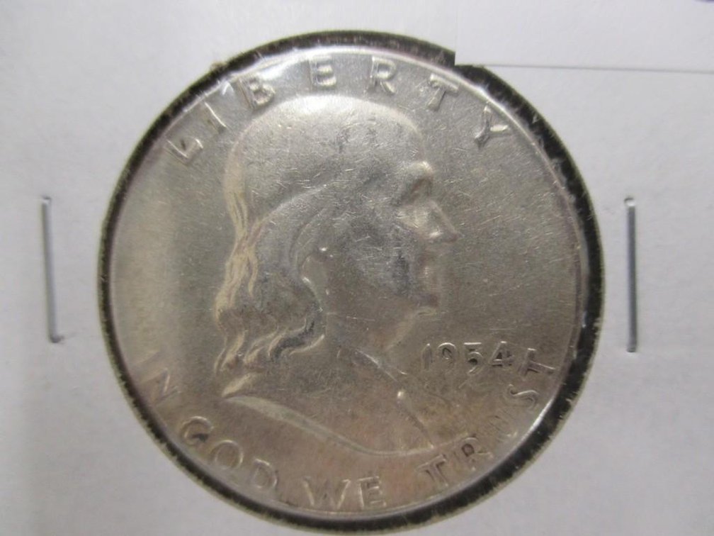 1954 Franklin half dollar