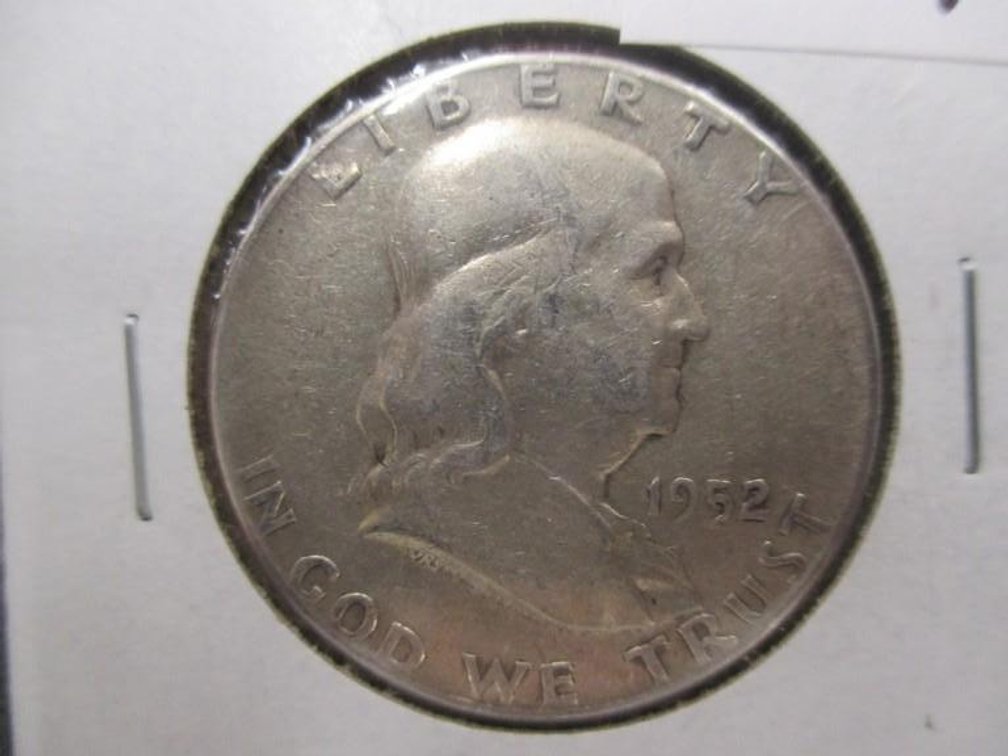 1952 Franklin half dollar