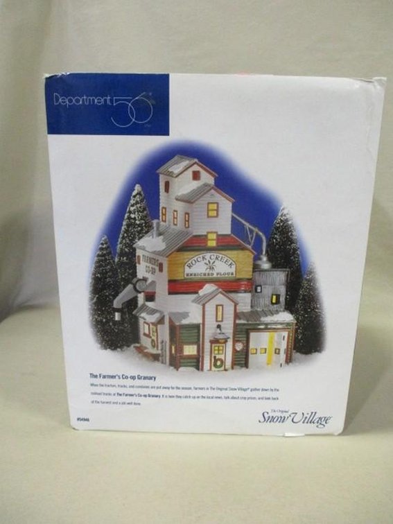 Dept 56 The Farmer's Co-op Granary in box