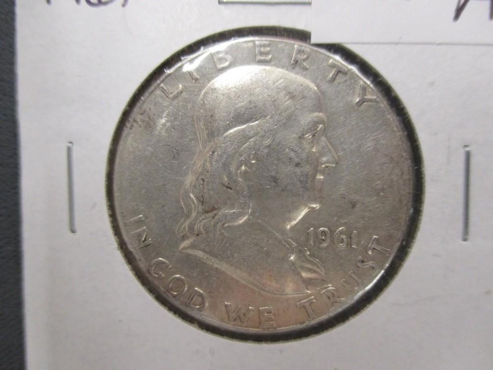1961 Franklin half dollar