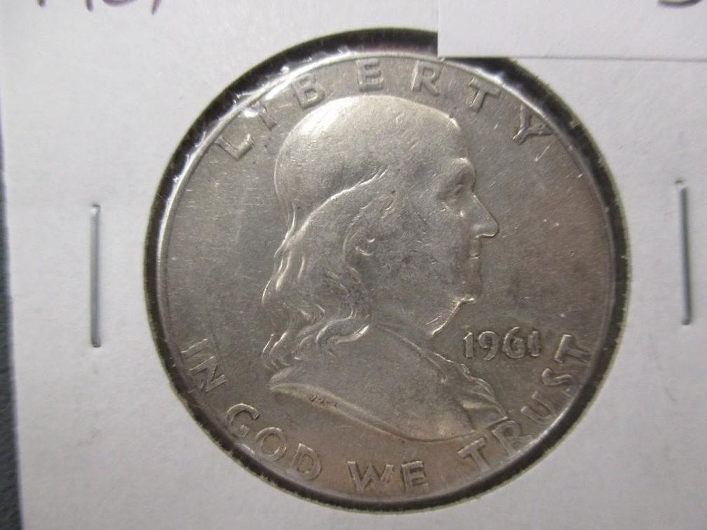 1961 Franklin half dollar