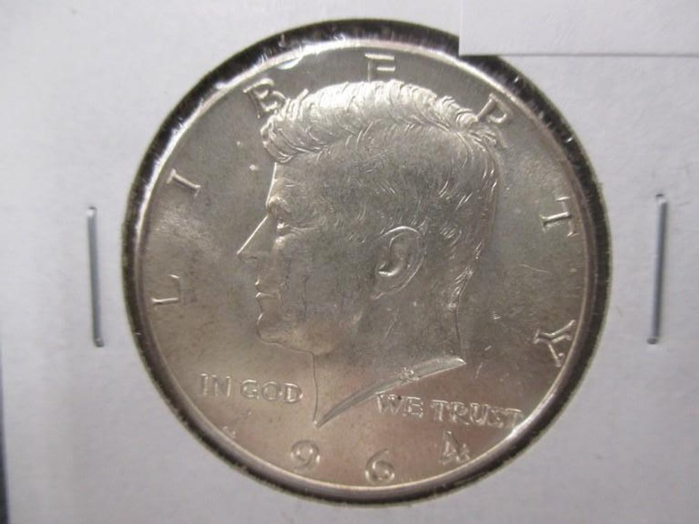 1964 Franklin half dollar