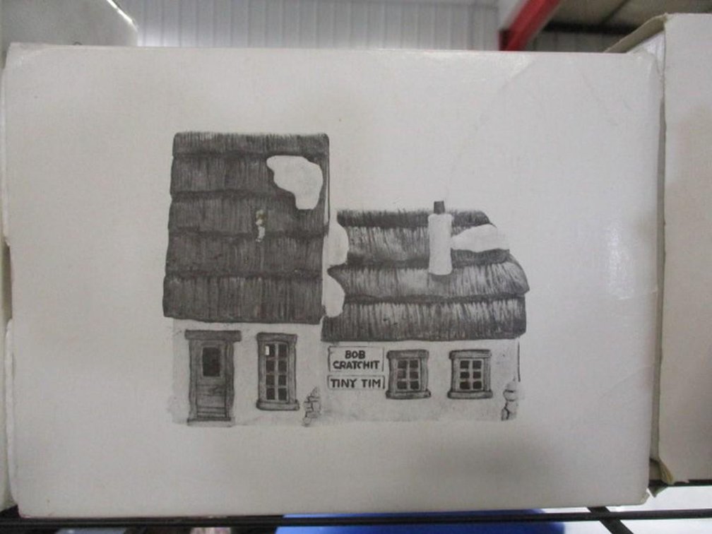 Dept 56 The Cottage of Bob Cratchit and Tiny Tim in box