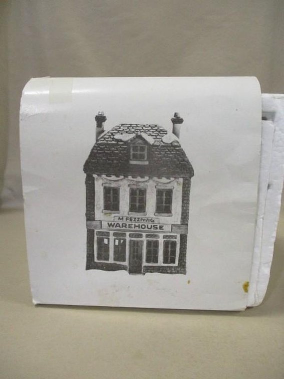 Dept 56 Fezzwig's Warehouse in box