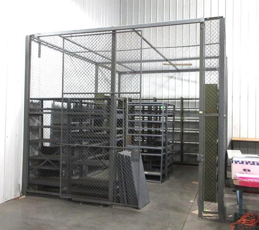EZ Steel safety cage with locking door (to be uninstalled and removed by buyer)