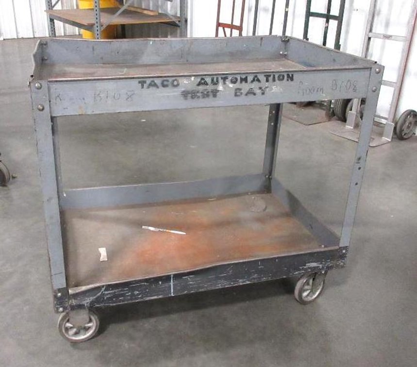 Steel 4-wheel cart