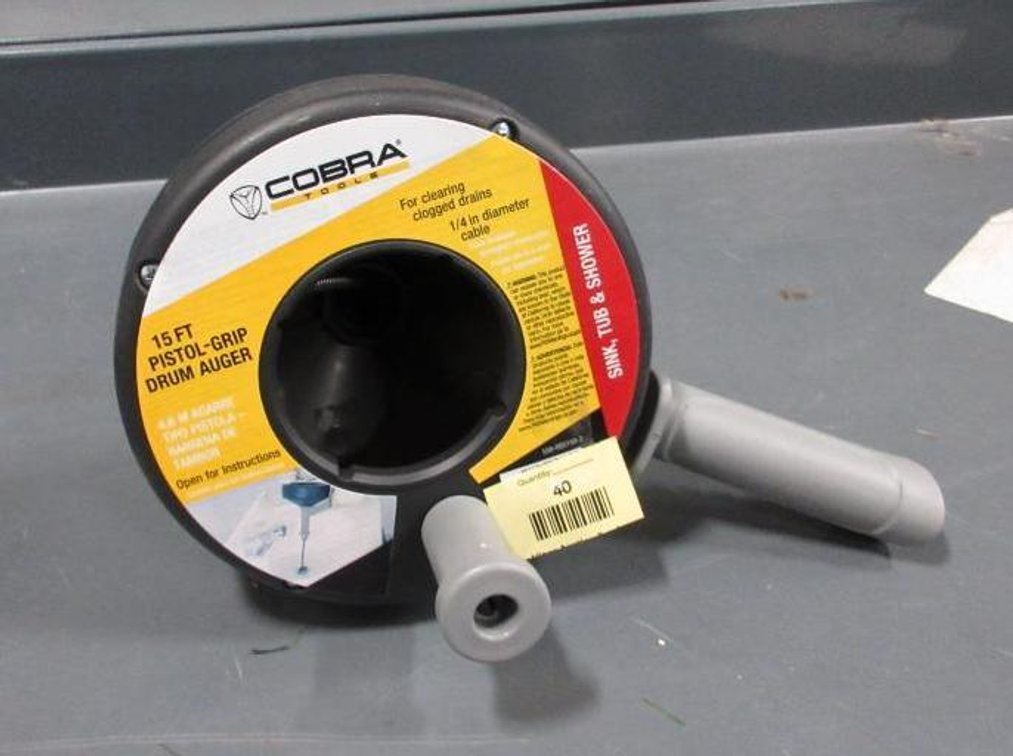 Cobra tools pistol grip drum auger