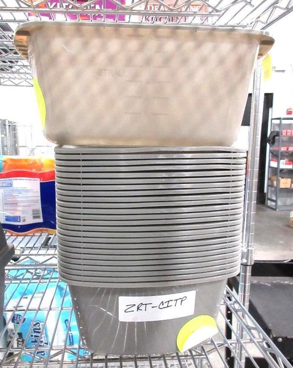 (25) Plastic tubs