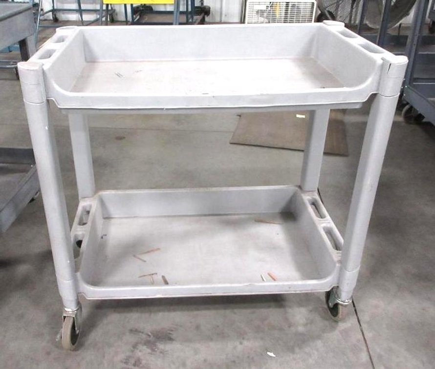 Plastic 4-wheel cart