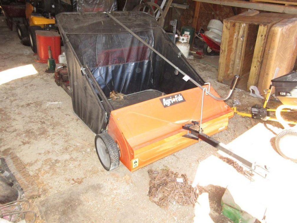 Agri-Fab pull type lawn sweep