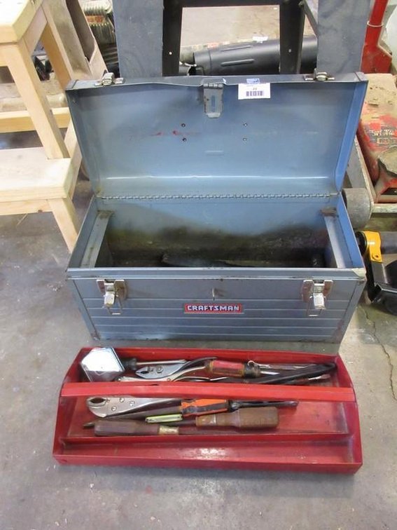 Craftsman tool box with contents