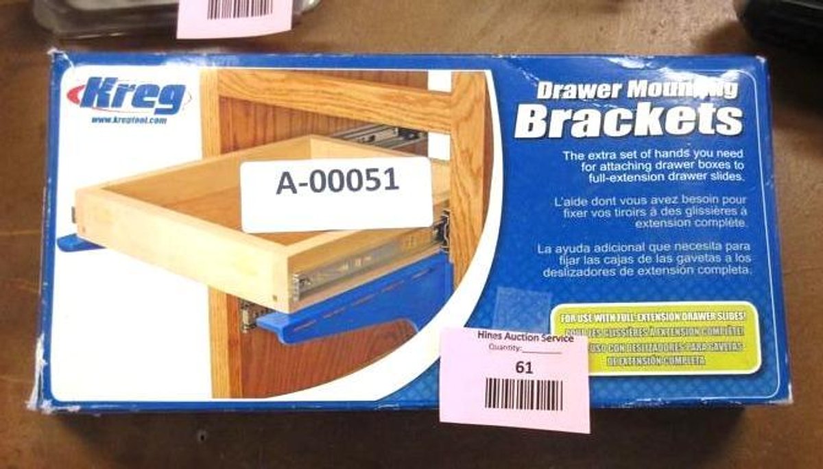 Kreg drawer mounting brackets
