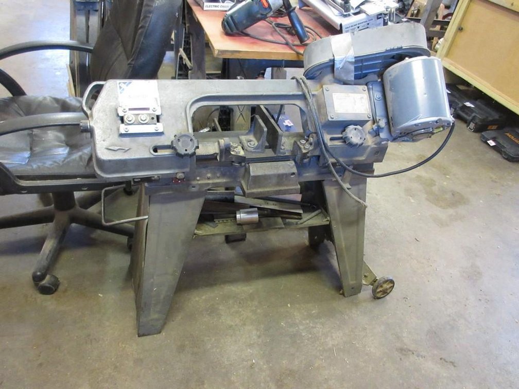 Jet horizontal/vertical metalworking bandsaw
