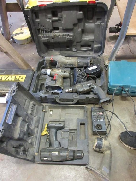 Group of cordless tools