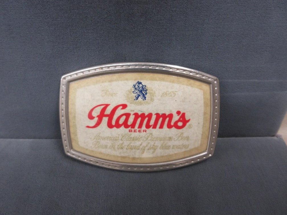 Hamm's belt buckle