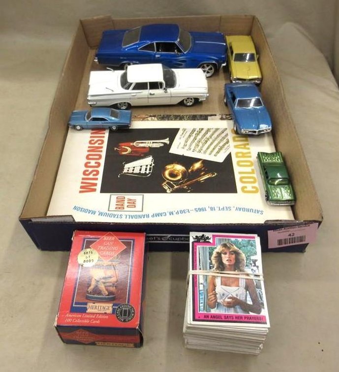 Flat of collectibles