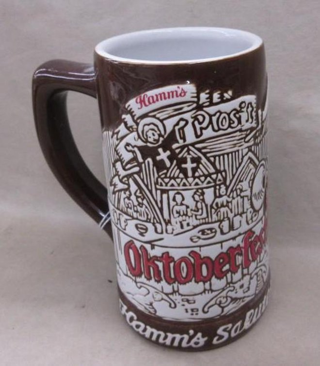 1973 Hamm's ceramic beet stein