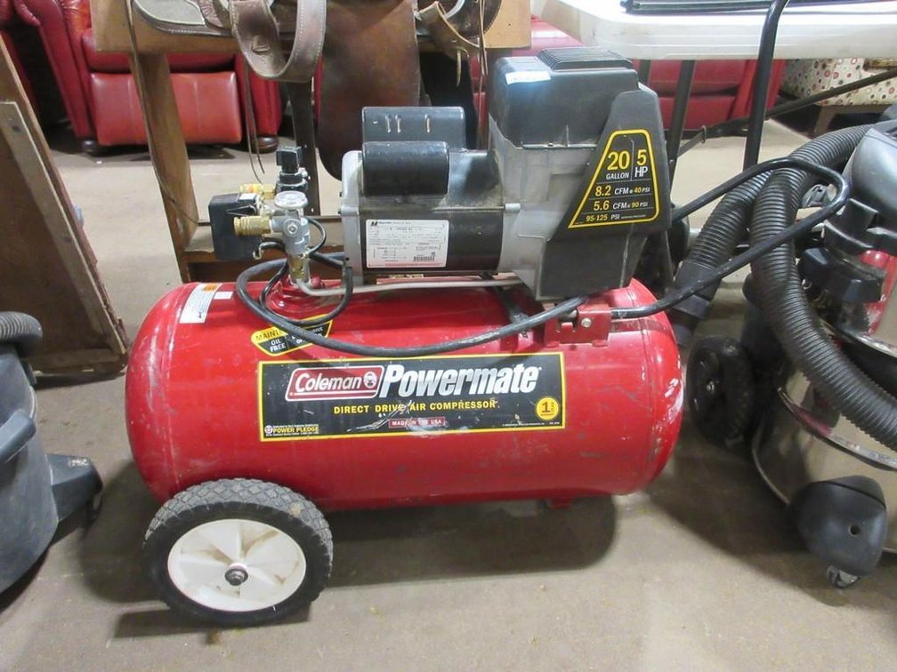 Coleman Powermate air compressor
