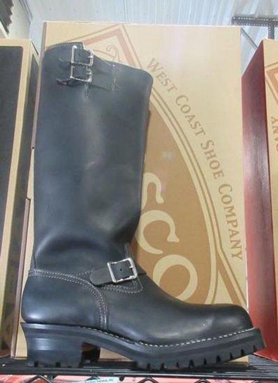 Wesco Boss Factory Second black leather boots with steel toes