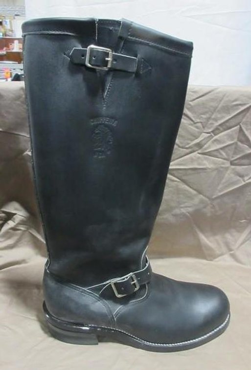 Chippewa Boots 17" engineer black leather steel toe boots