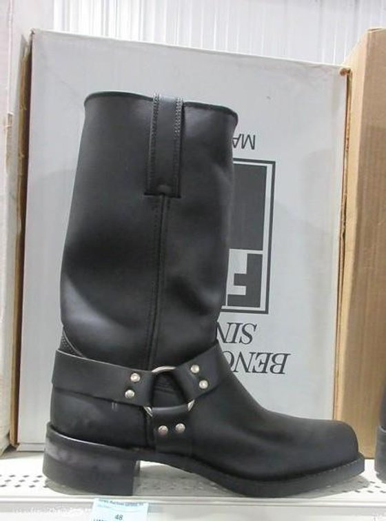 Frye black leather boots