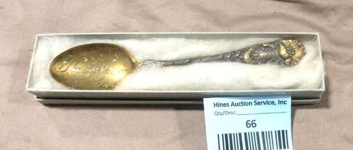 Pasadena, California sterling souvenir spoon
