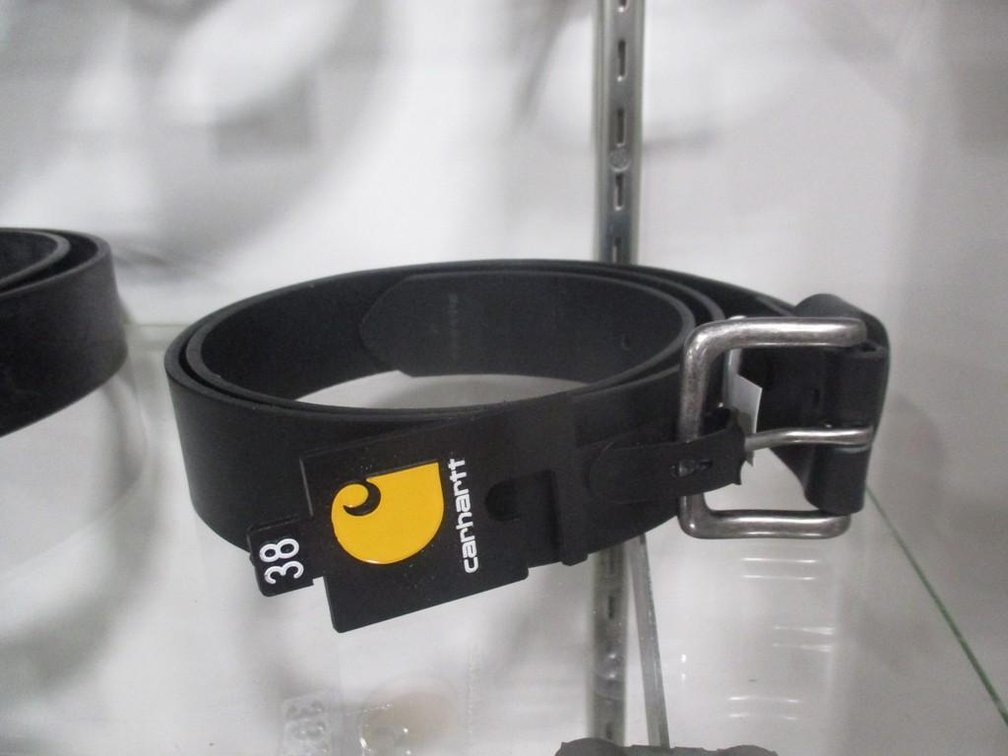 Carhartt black leather belt