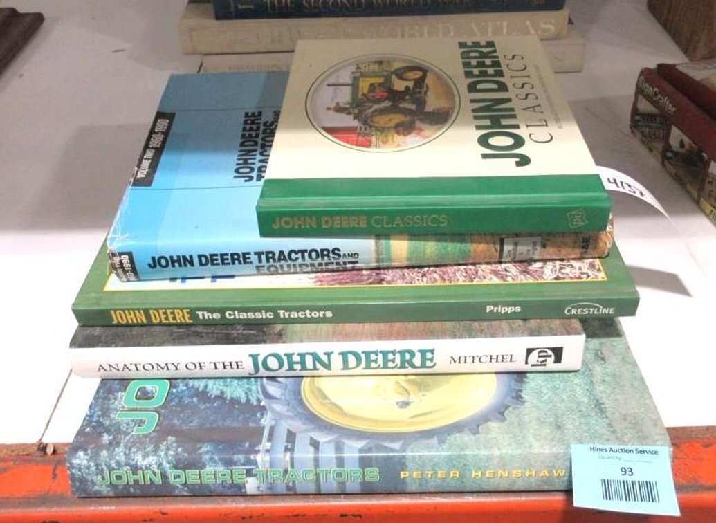 (5) John Deere tractor books