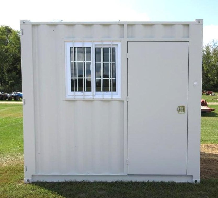Mini steel storage container