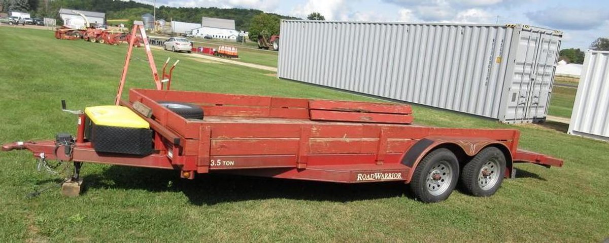 Road Warrior tandem axle trailer
