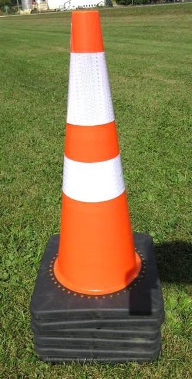(6) Orange rubber safety cones