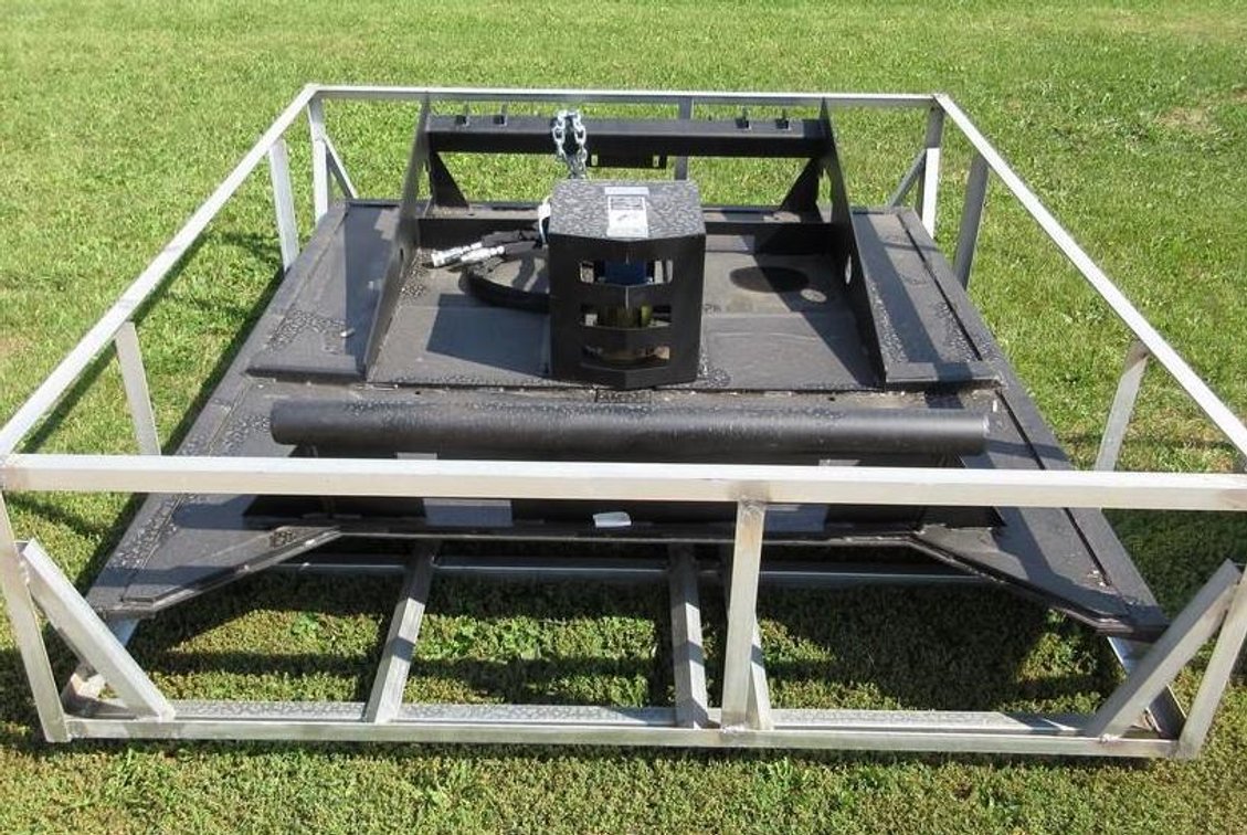 Skid steer quick tach brush cutter
