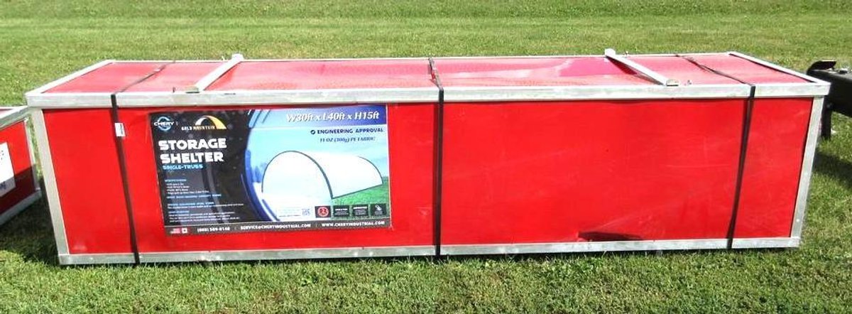 Chery Gold Mountain Storage Shelter, single -truss