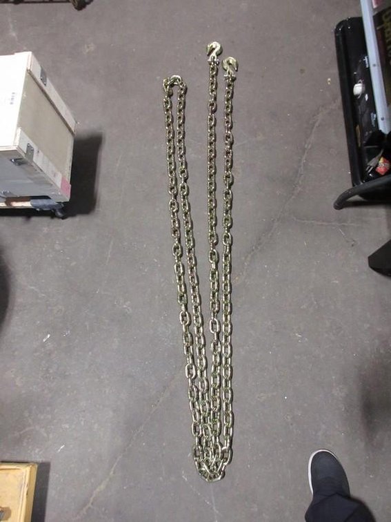 20' L New chain with hook ends