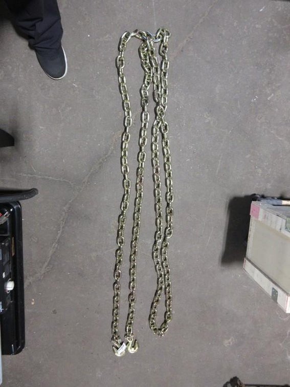 20' L New chain with hook ends