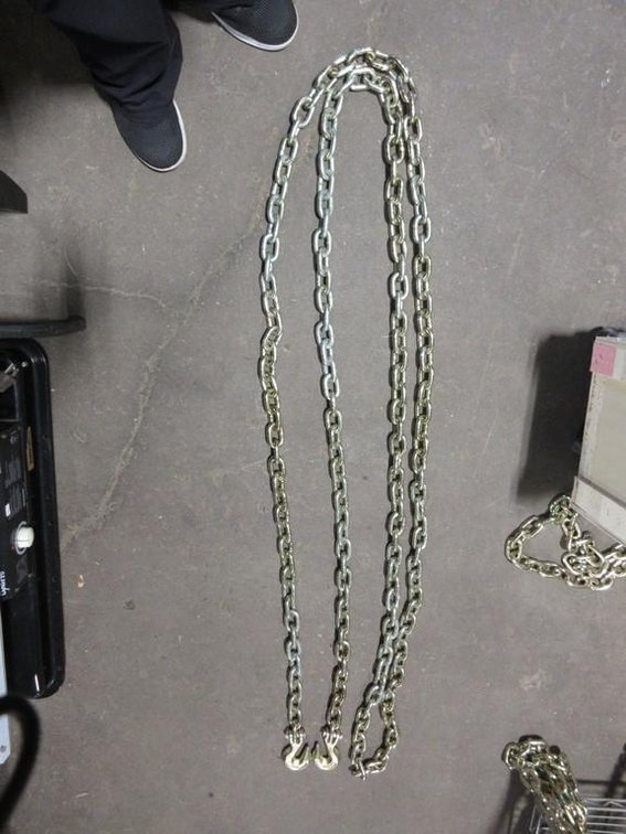 20' L New chain with hook ends