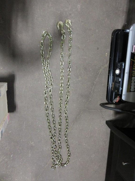 20' L New chain with hook ends
