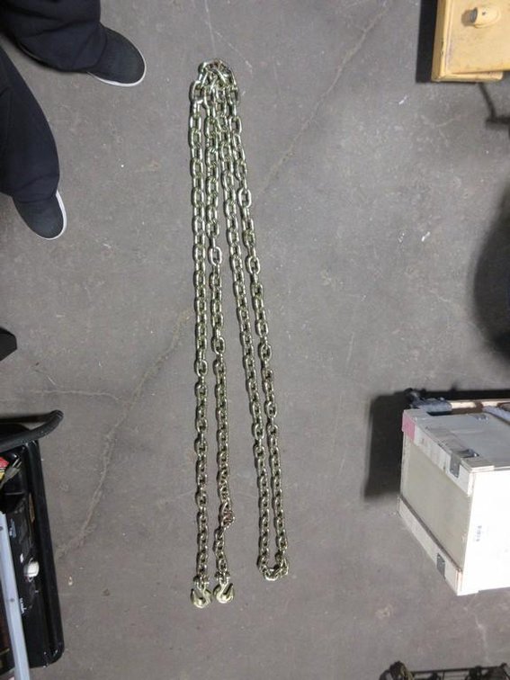 20' L New chain with hook ends