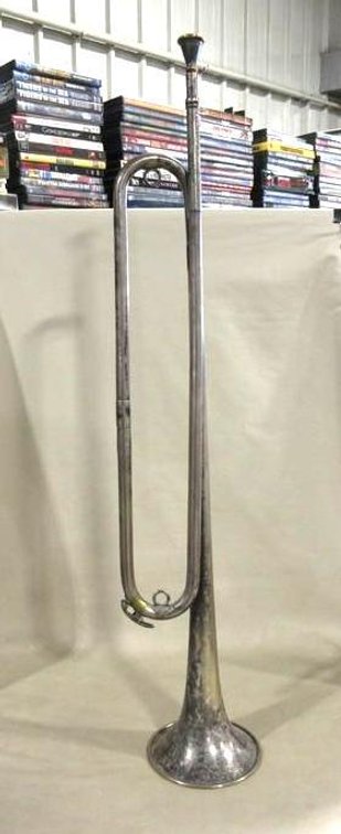 Vintage metal bugle