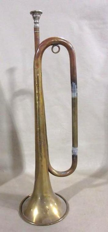 Vintage metal bugle