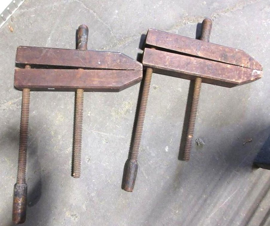 (2) Wooden clamps