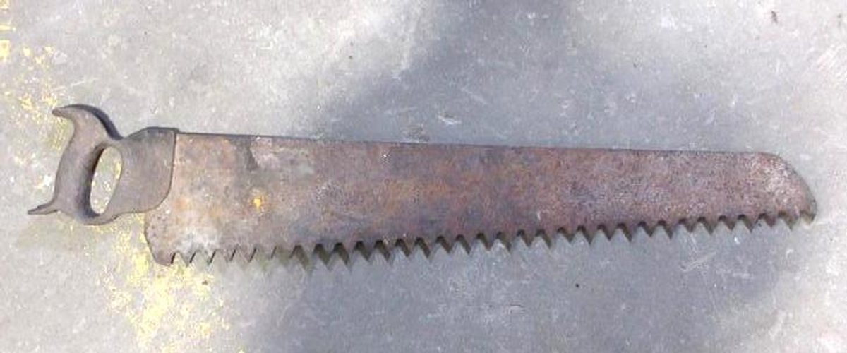 Antique hand saw