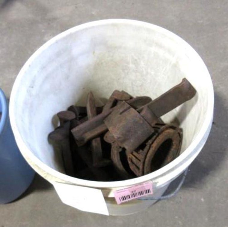 Pail with contents