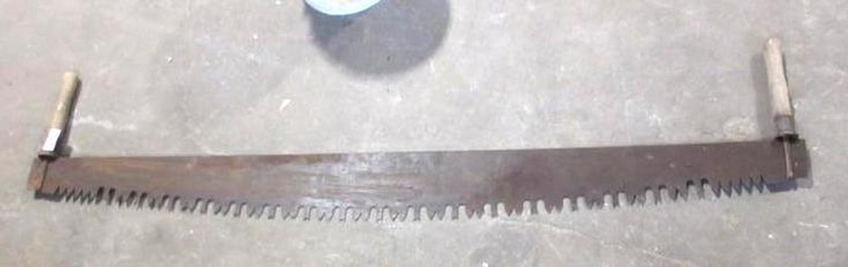 Antique two man hand saw