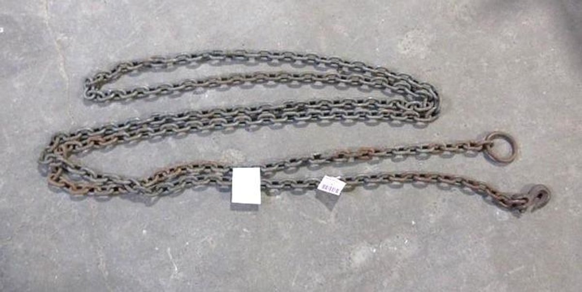 Chain with hook and loop end