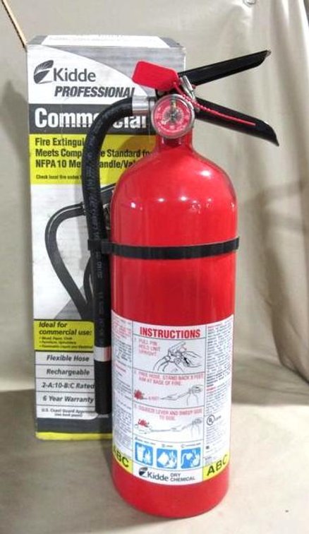 Kidde professional fire extinguisher in box