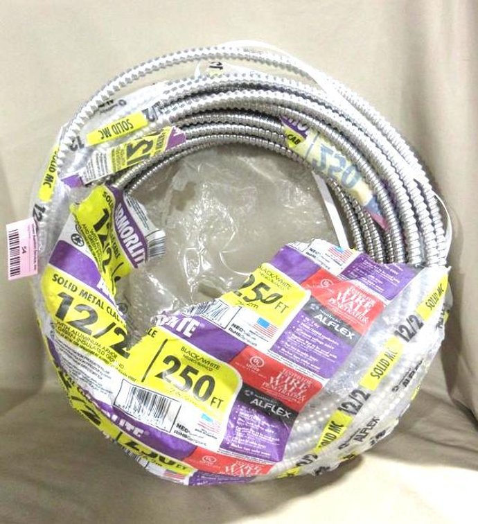 Roll of Armorlite metal clad cable